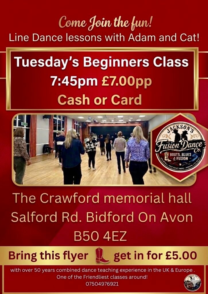 Line Dancing Warwickshire with Cat & Adam